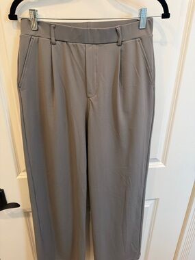 HALARA Taupe Wide-Leg Trousers